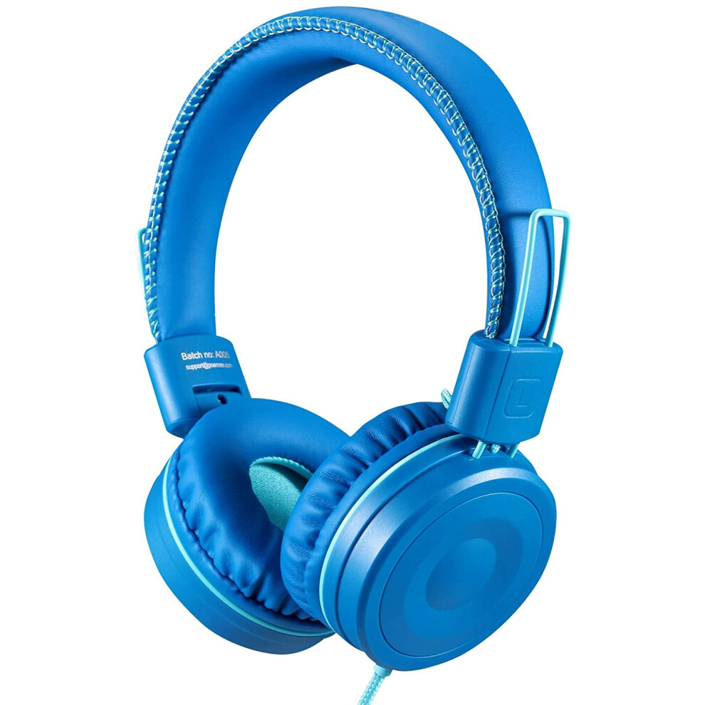 Kids Wired Headphones Foldable Adjustable On-Ear 3.5Mm 9336866994858