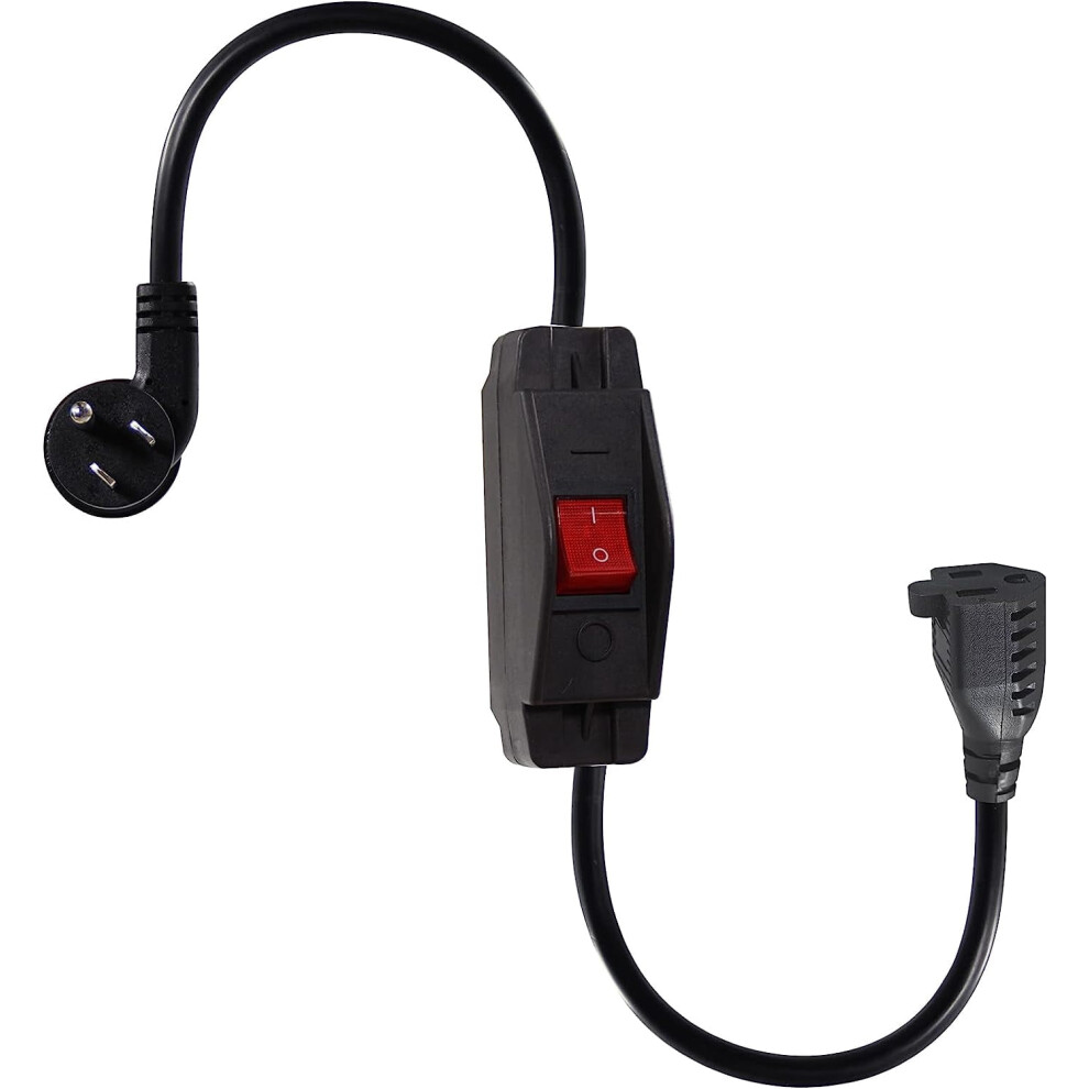 Outdoor Extension Cord With On/Off Switch 1.5 Ft 3-Prong 9336866998399