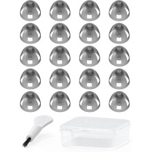 Resound Compatibele Hoortoestelkoepels Open Smokey Oordopjes Vervangend 8 mm (Medium Verpakking van 20 Stuks)
