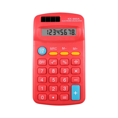 Livrdious 8-digit mini calculator solar battery LCD pocket 1