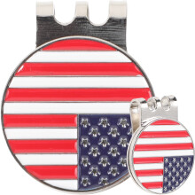 Golf ball marker hat clip decorative 2 pcs