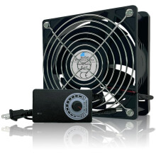 120mm PC axial fan with variable speed controller, 3–12V
