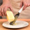Râpe à fromage manuelle ergonomique et antirouille 4 en 1 8
