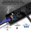 Surge Protector Power Strip 1680J 10ft 6 AC 3 USB 4
