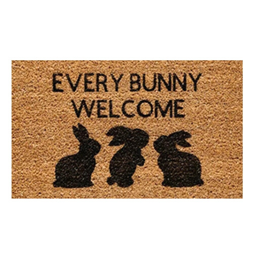 Polyester Easter Welcome Door Mat
