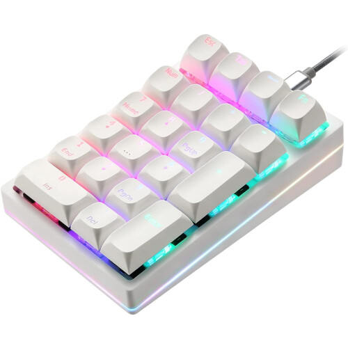 Mechanical Numeric Keypad with Gateron Switches 21 Keys