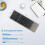 Foldable Bluetooth keyboard with touchpad pocket size 4