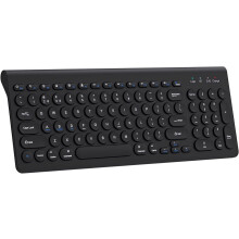 Bluetooth Keyboard Dual Mode Slim Rechargeable Full Size