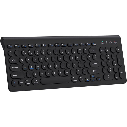 Bluetooth Keyboard Dual Mode Slim Rechargeable Full Size