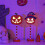 LED pumpkin bat night light wooden Halloween decor 8