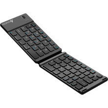 Mini Bluetooth keyboard foldable rechargeable portable