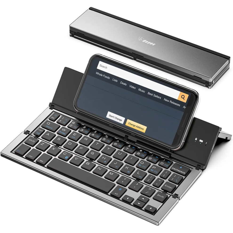 Foldable Bluetooth Keyboard With Stand Holder 104 Keys 917087768689