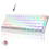 White Mechanical Gaming Keyboard 60% RGB Red Switch 1