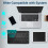 Bluetooth keyboard compatible with iPad iOS Windows Android 2