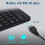 Bluetooth keyboard compatible with iPad iOS Windows Android 4