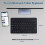 Bluetooth keyboard compatible with iPad iOS Windows Android 5