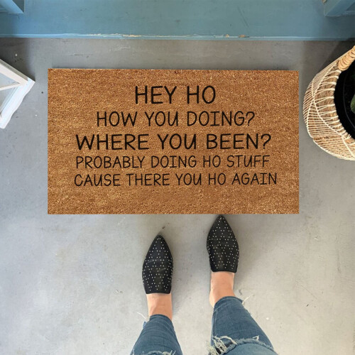 Giyblacko polyester doormat funny design 1 piece 1