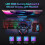 LED RGB backlight USB gaming keyboard black 2