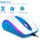Wired USB Mouse 1200DPI Rainbow Breathing Light 2