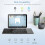 Foldable Bluetooth keyboard with touchpad pocket size 2