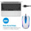 Wired USB Mouse 1200DPI Rainbow Breathing Light 5