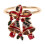 Christmas Deer Napkin Rings Set 6 Pieces 1