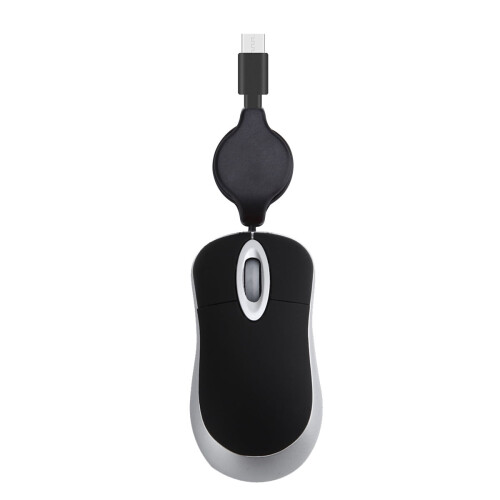 Mini USB-C Wired Mouse 1000DPI Silent Optical for PC