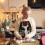 Christmas apron black red plaid adjustable 1 piece 5