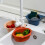 Kitchen sink drain basket strainer for fruit and vegetable 6