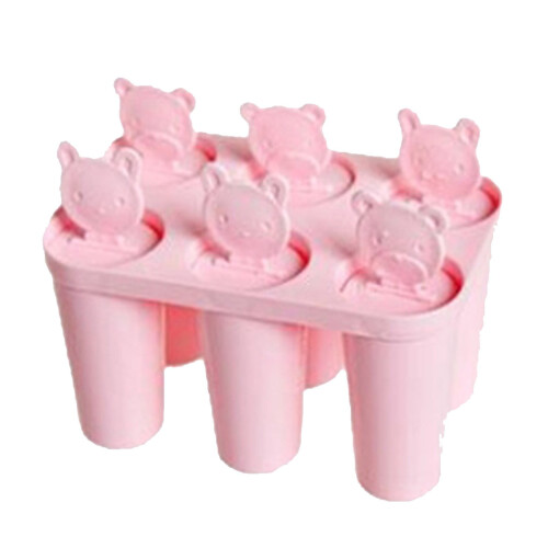 Bear-shaped ice lollipop mold, 1 piece 1