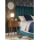 Minimalist Square 2-Drawer Bedside Table Dark Wood 1