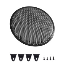 12-Zoll-Lautsprechergitter Aus Eisen, Subwoofer-Lautsprecher-Kreisabdeckung, Audio-Netzschutz für Auto- und Wohnmobil-Lautsprecher