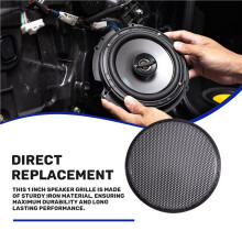 12 Inch Speaker Grill Iron Subwoofer Speaker Circle Cover Audio Mesh Protector Guard for Car RV Speaker Protector Guard