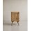 Modern Rustic Wooden Bedside Table with 4 Drawers 5