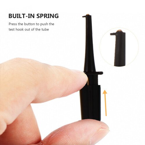 Round Test Hook Clip Multimeter Probe 20 pcs 2
