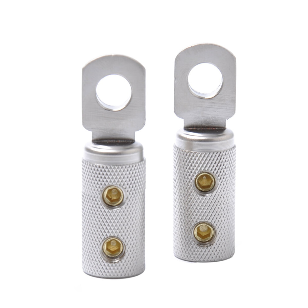 Guangmc Nickel-Plated Wire Coupler 2 Pcs 4Ga 9178400437021
