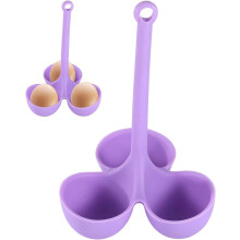 Silicone Egg Steamer Tray Heatproof 3-Grid Reusable