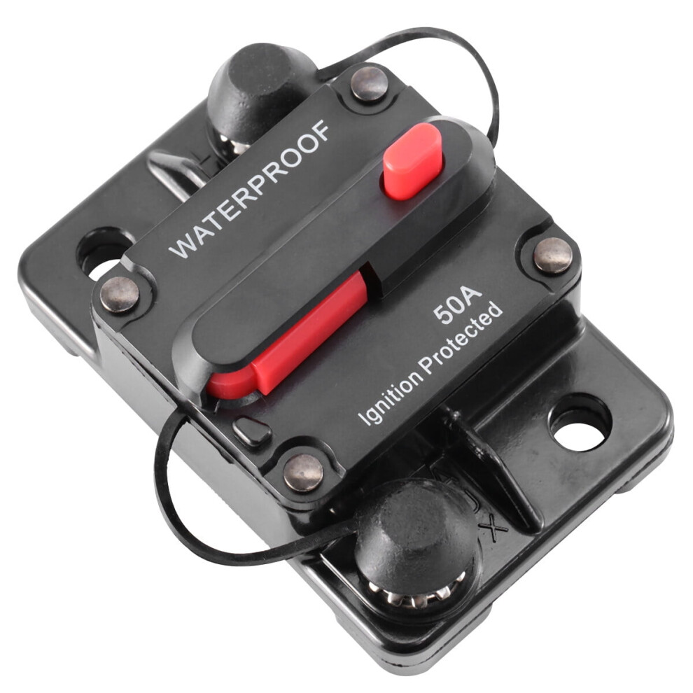 Circuit Breaker Waterproof 50A Dual Stud Manual Reset 9178400442582