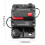 50A Waterproof Dual Circuit Breaker with Switch Black 6