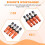 Adjustable Auto-Stop Tire Deflators Valve Kit (10-30 PSI) 4 PCS Screw- Tyre Air Down Tool 5