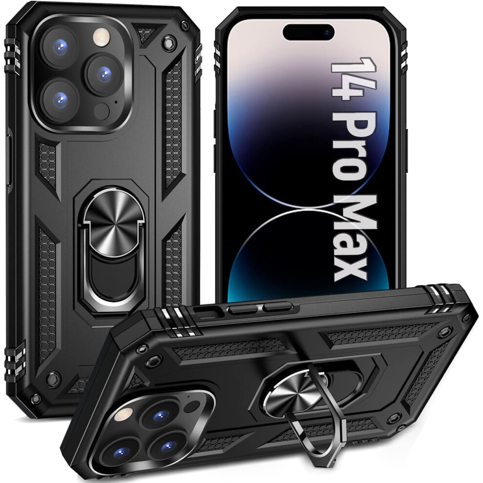 Iphone 14 Pro Max Case Military Grade Shockproof With Black 902370102660