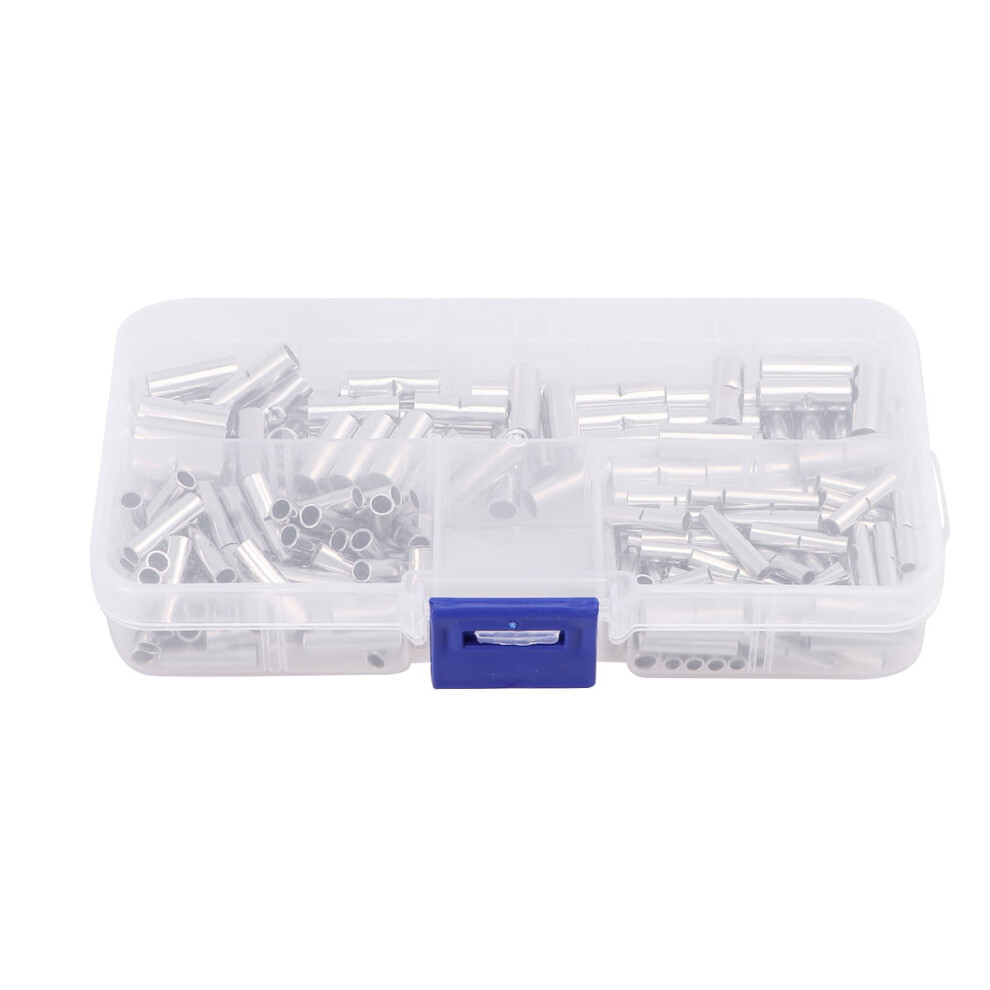 Pipe Terminal Gauge Non-Insulated Butt Connectors 200 Pcs 9178400435324