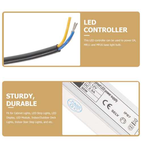 LED driver 12V outdoor ceiling light power supply 120V 1