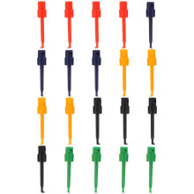 Round Test Hook Clip Multimeter Probe 20 pcs