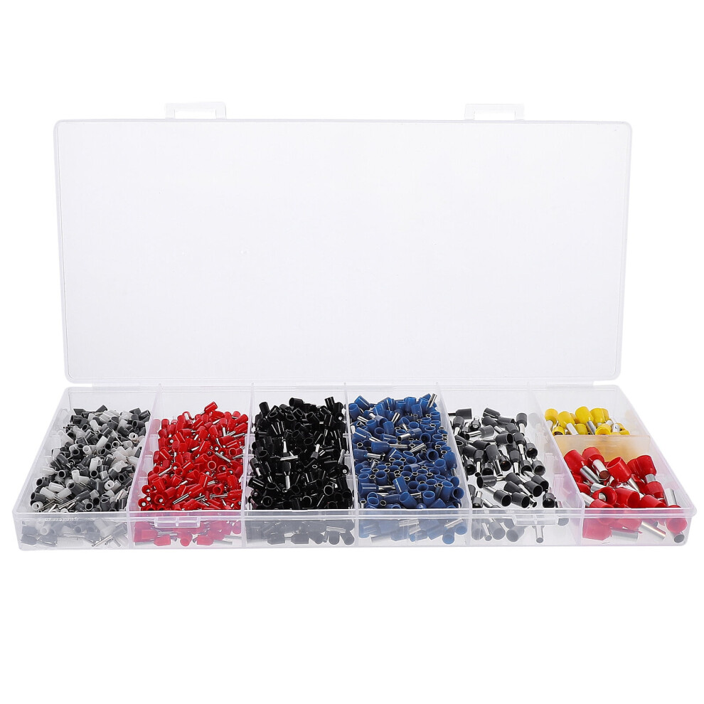 Electric Wire Crimp Terminals Pre-Insulated 1200 Pcs 9178400435829