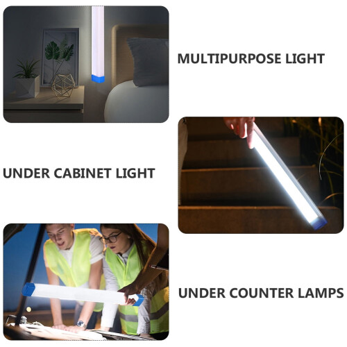 Mizh1Set2Pcs Φωτιστικό LED κάτω από το ντουλάπι, αφαιρούμενο USB, λάμπα έκτακτης ανάγκης 1