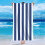 Lightweight Striped Beach Towel 75x150cm 6