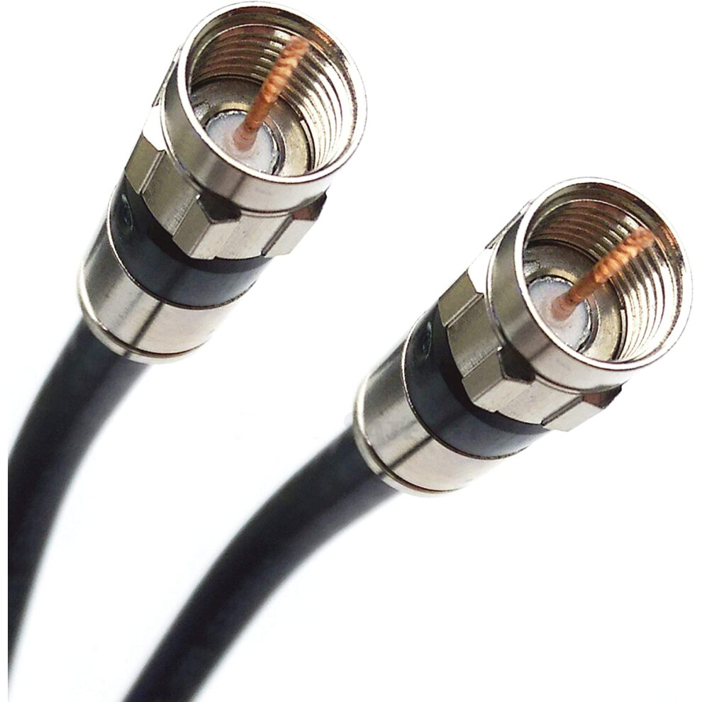 Rg6 Coaxial Cable 150 Ft 75 Ohm Shielded Black 9336866006827