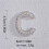 Stickers,Personalized Pearl Letter Patch Alphabet Patch Customized Letters Patch On Patch Glue On Patch Applique DIY Bride 3