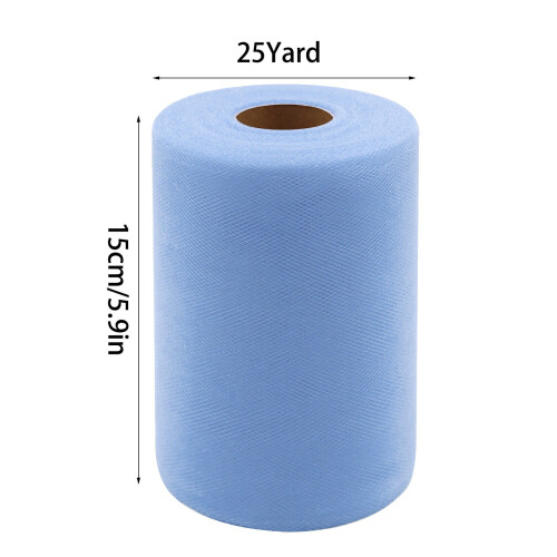 Pink Tulle Fabric 6" x 25 Yards 2 Rolls 2